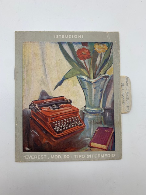 Macchina per scrivere Everest mod. 90. S.A. Serio Stabilimenti in Crema (catalogo d'istruzioni)